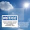Signmission Door To Remain Locked Access To Area Is OSHA Notice Sign, Plastic, 14in W x 10in L, 2PK OS-2PACK-NS-P-1014-L-11527 - alternate 2